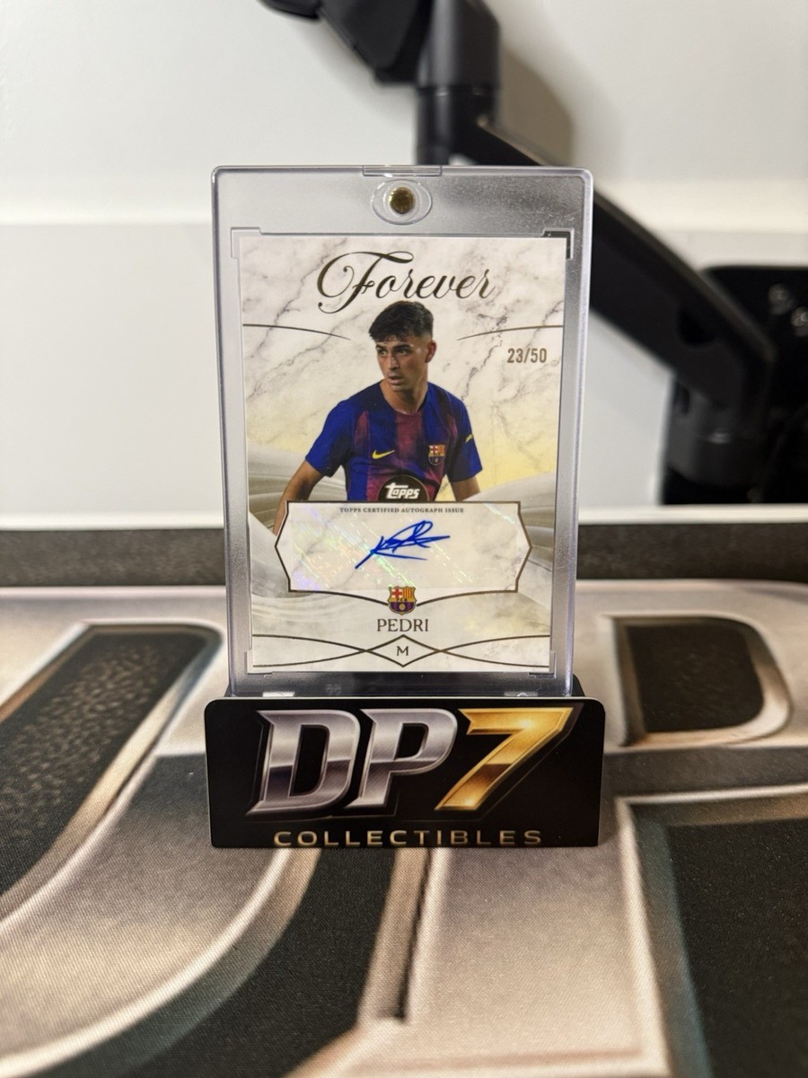 Pedri 2025-26 Topps Forever Barcelona Forever Auto Gold /50 | eBay
