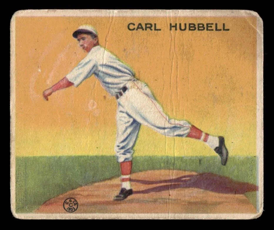 Carl Hubbell 原版棒球体育交易卡和配件| eBay