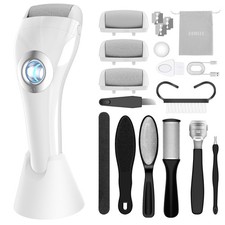Upgraded Rechargeable Foot , Professional Foot File, 10 in 1 Pedicure Tools F...