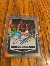 20 24–25 Panini Donruss Basketball Signature Series Chimezie Metu Auto