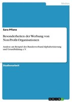 Besonderheiten Der Werbung Von Non-Profit-Organisationen Sara Pflanz Taschenbuch