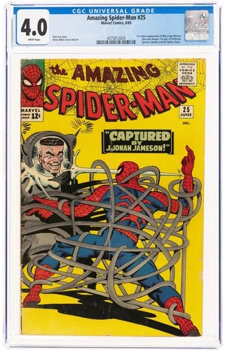 Amazing Spider-Man 25 CGC 4.0 WHITE PAGES