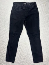 Levi Strauss and Co Pull On Skinny Jeans Jegging Black Size 10