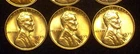 (3) 1939-D GEM BU LINCOLN WHEAT CENTS - STUNNING COINS - AWESOME - SEE PICS!!
