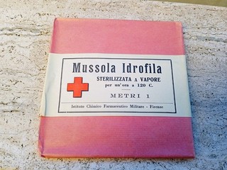 WW2 Confezione Mussola Idrofila Ex Rei WH LW Kriegsmarine Tedesca Italia 43