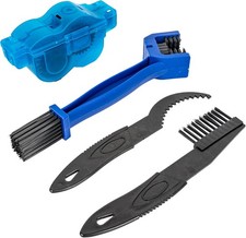 Chain Cleaner Bicycle, Bike Chain Cleaning Tool Kit with Scrubber Brushes and Ge