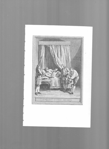 G425 / GRAVURE / FABLES DE JEAN DE LA FONTAINE / + 7 GRAVURES "GRATUIT" - Imagen 6 de 8