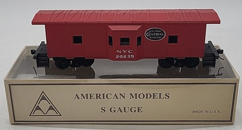 American Models 7707 escala S NYC ventana bahía iluminada caboose #20235 EX/caja | Zustand: Used