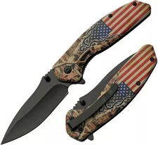 Rite Edge USA Forest Folding Knife Stainless Blade Aluminum Handle - 300597-US