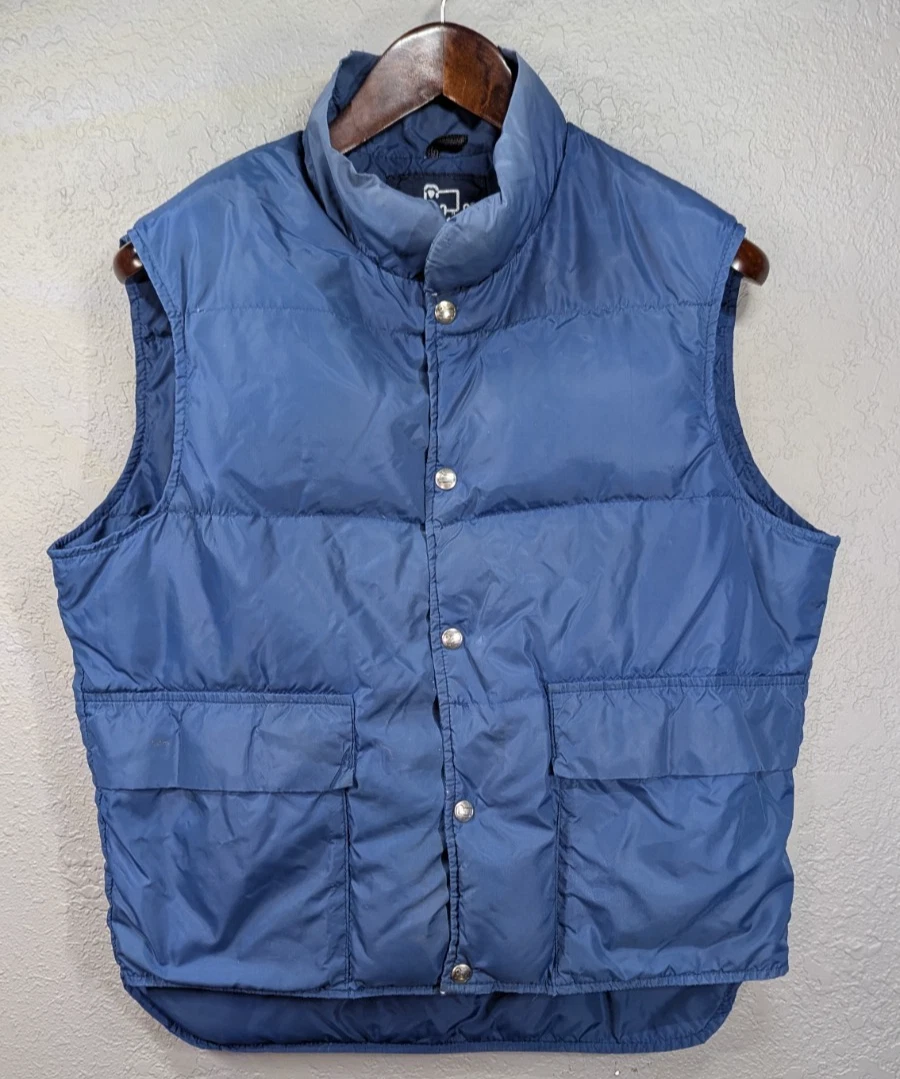 Vintage Woolrich Down Vest Men's M Woolrich 100% Down Puffer Vest Retro Outdoors