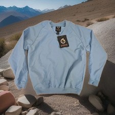 Sunderland Vint. Women's Long Sleeve Pullover Medium Blue Golf Deadstock NWTNOS
