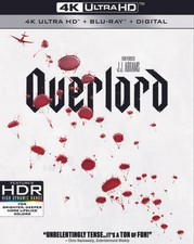 Overlord New 4K UHD Blu-ray With Blu-Ray, 4K Mastering, Ac-3/Dolby Digital,