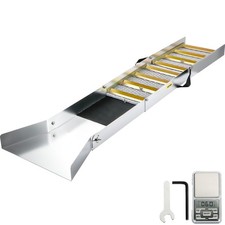 Folding Aluminum Alloy Sluice Box, Compact 50" Sluice Boxes for Gold, Lightweigh