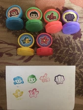Lot of 6 Disney Little Mermaid Stamps Complete Set -  New - Hard To Find Set - R