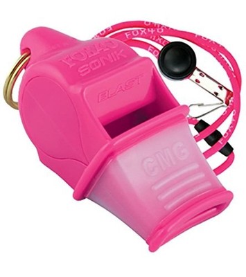Fox 40 Sonik Blast CMG with Break Away Lanyard - Pink