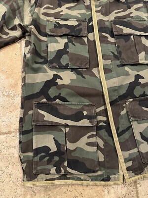 Saint Laurent x Hedi Gold Trimmed M65 Military Camo Jacket | eBay UK