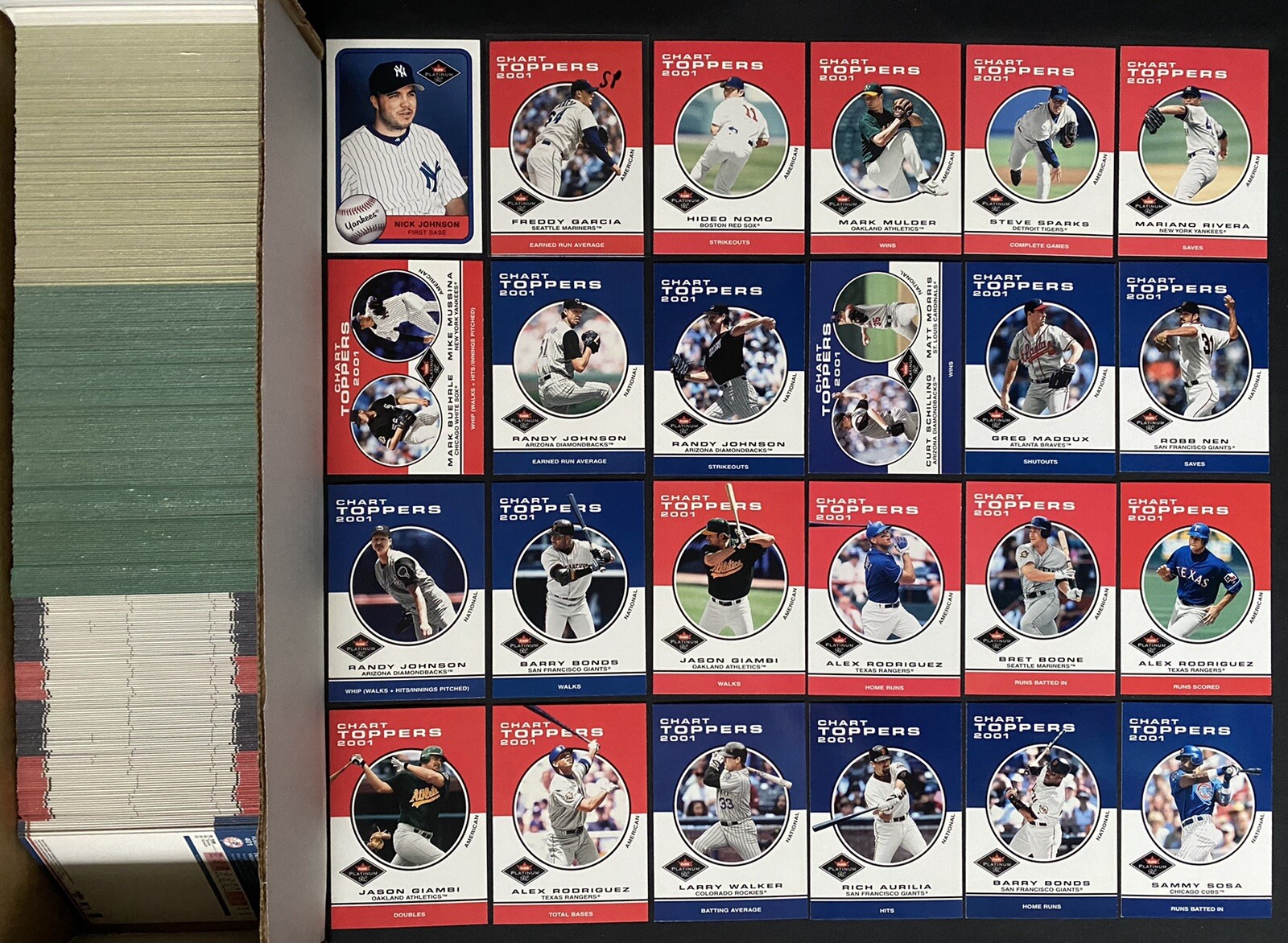 2001 Fleer Platinum - Baseball Cards - #401-601 - Complete Your Set - You U Pick
