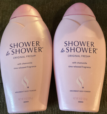 2 Shower To Shower Original Fresh Time Release Chamomile Body Powder ...