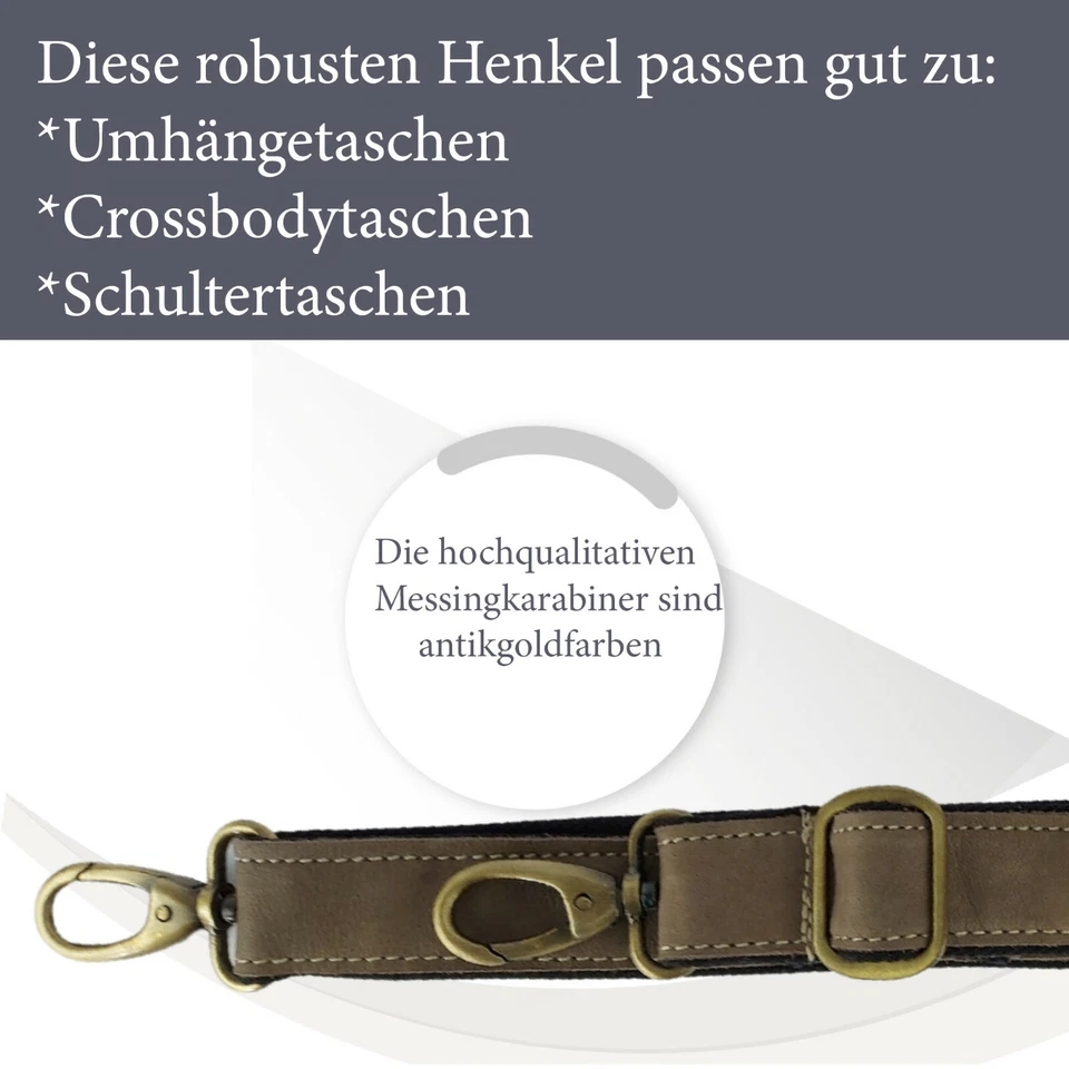 Taschengriffe Taschenhenkel Schultergurt Taschenhenkel Griffe Ersatz-Riemen  - Bild 4 von 4