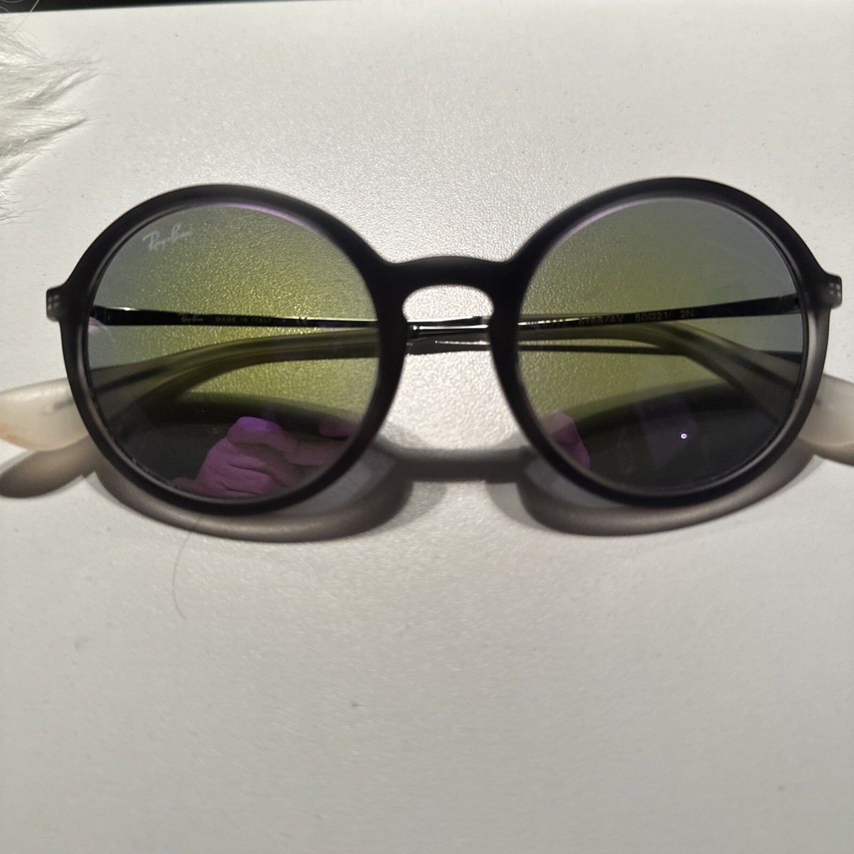 Ray-Ban Sunglasses RB4222 617055 Green Lens Made In Italy | eBay display picture 1