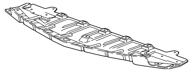 Genuine GM Underbody Front Air Deflector 22976385 | eBay 