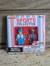 BLOKKO Sports Collection MINI FIGURES Lebron James Basketball & Baseball Stars 