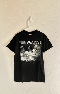 Rise Against Punk Rock Band Shirt Size Medium Black