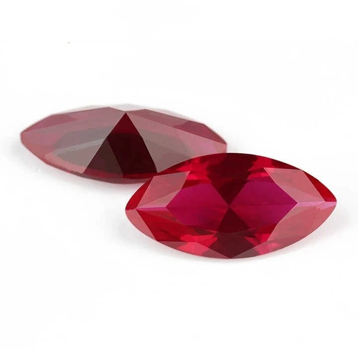 1.5x3mm To 2.5x5mm Calibrated Synthetic RedRuby Marquise Faceted Loose Gemstone - Image 4 of 4