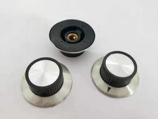 10pcs 37mm x 15mm Potentiometer Control Volume Rotary Knob w Dial