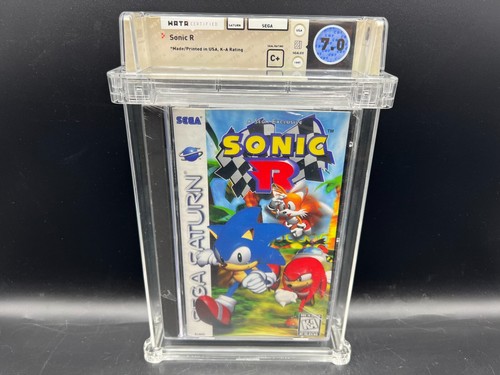 Sonic R Sega Saturn WATA 7.0 C+ SELLADO DE FÁBRICA RARO VERSIÓN EE. UU. VGA - Imagen 1 de 6