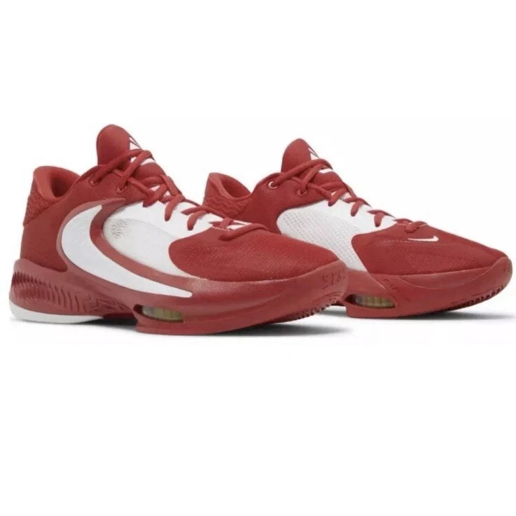 Nike Zoom Freak 4 TB University Red Men’s Basketball Shoes Sneakers, Sz 12 Nike Zoom Freak 4 University Red White Men main image 2