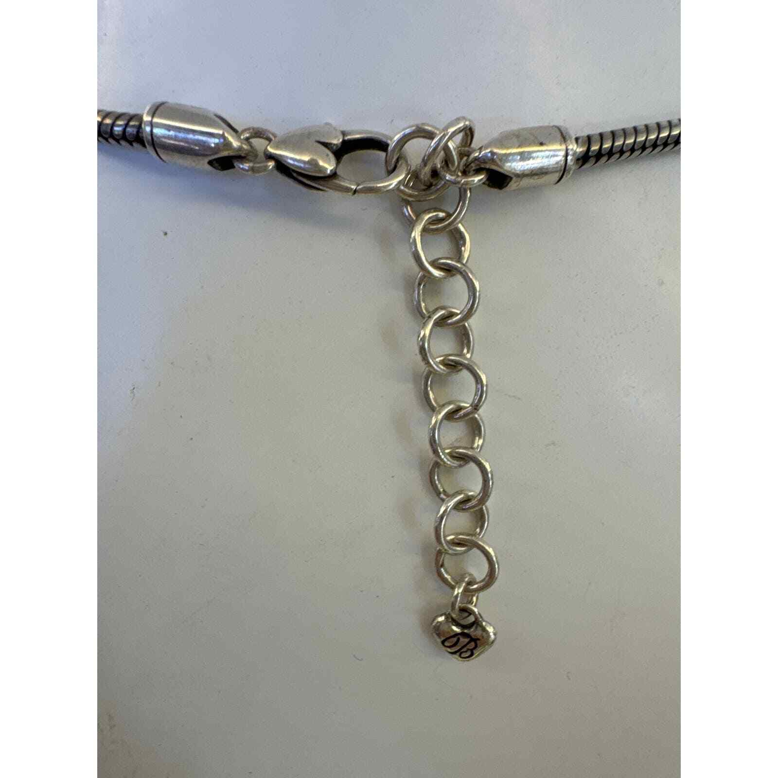 Brighton Silver Circular Pendant Statement Neckla… - image 4