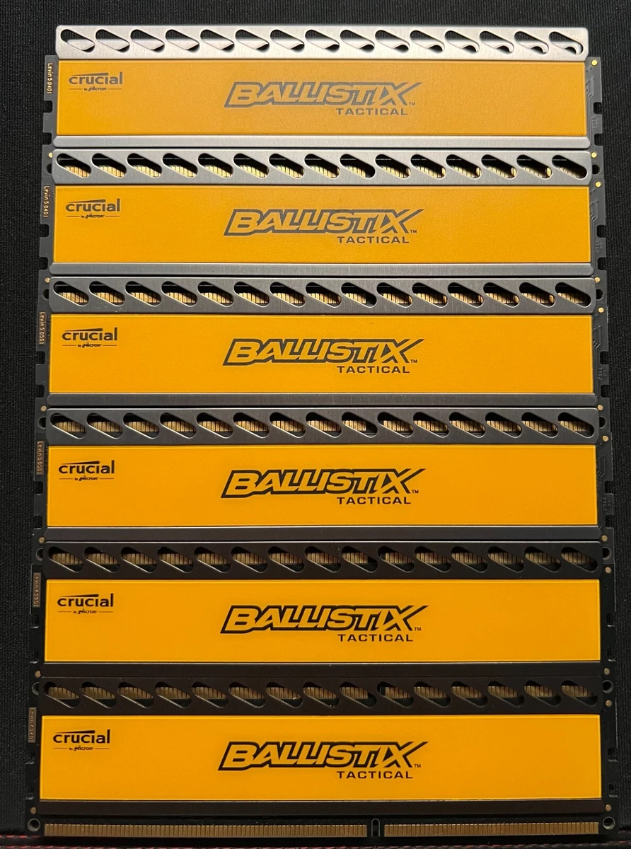 Crucial Ballistix Tactical 24GB DDR3 1600MHz 8 8 8 24 1.5v 6x4GB XMP