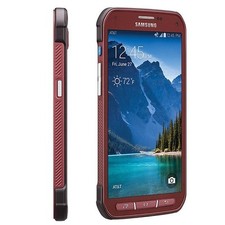 Samsung Galaxy S5 Active G870A 32GB 2GB RAM LTE Android Smartphone Excellen Red