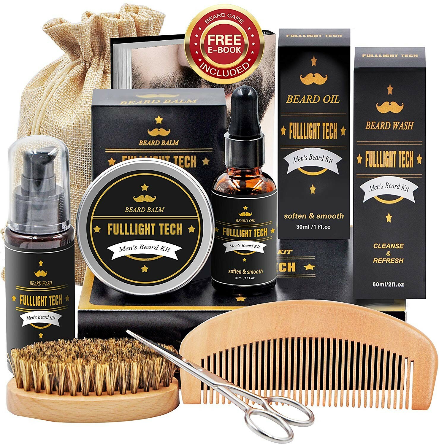 Coffret de soins barbe homme complet à offrir pour un rituel de rasage