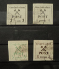 AL D. Lokalausg. ab '45 Gro&szlig;r&auml;schen 31z, 32z, 33z + 35z gestempelt .... MW: 40.-