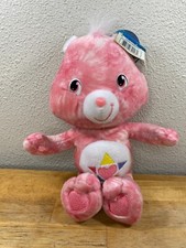 Care Bears True Heart Bear Tie Dye Plush Stuffed 9" 2007 w/ Tags