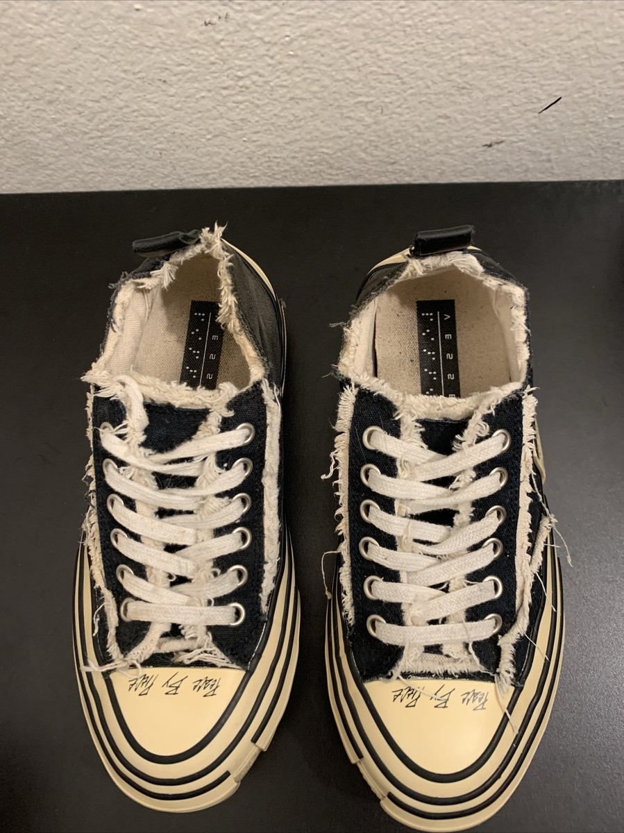 Vessel x Yohji Yamamoto Low Top Canvas Sneakers Black Men 5 Vessel x Yohji Yamamoto Low Top Canvas Sneakers Black Men 5