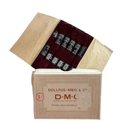 Vintage DMC Mouline Embroidery Thread Yearn Art 107 25 Yards (box of 12) France
