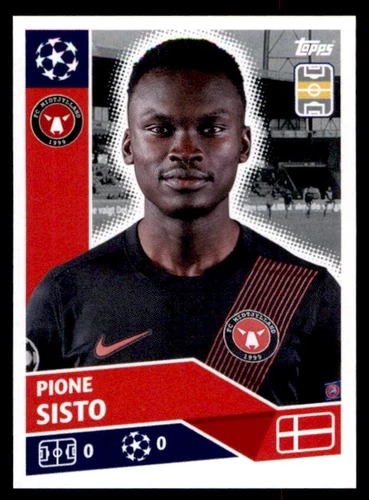 Topps Champions League (2020-2021) Pione Sisto FC Midtjylland No. POF62