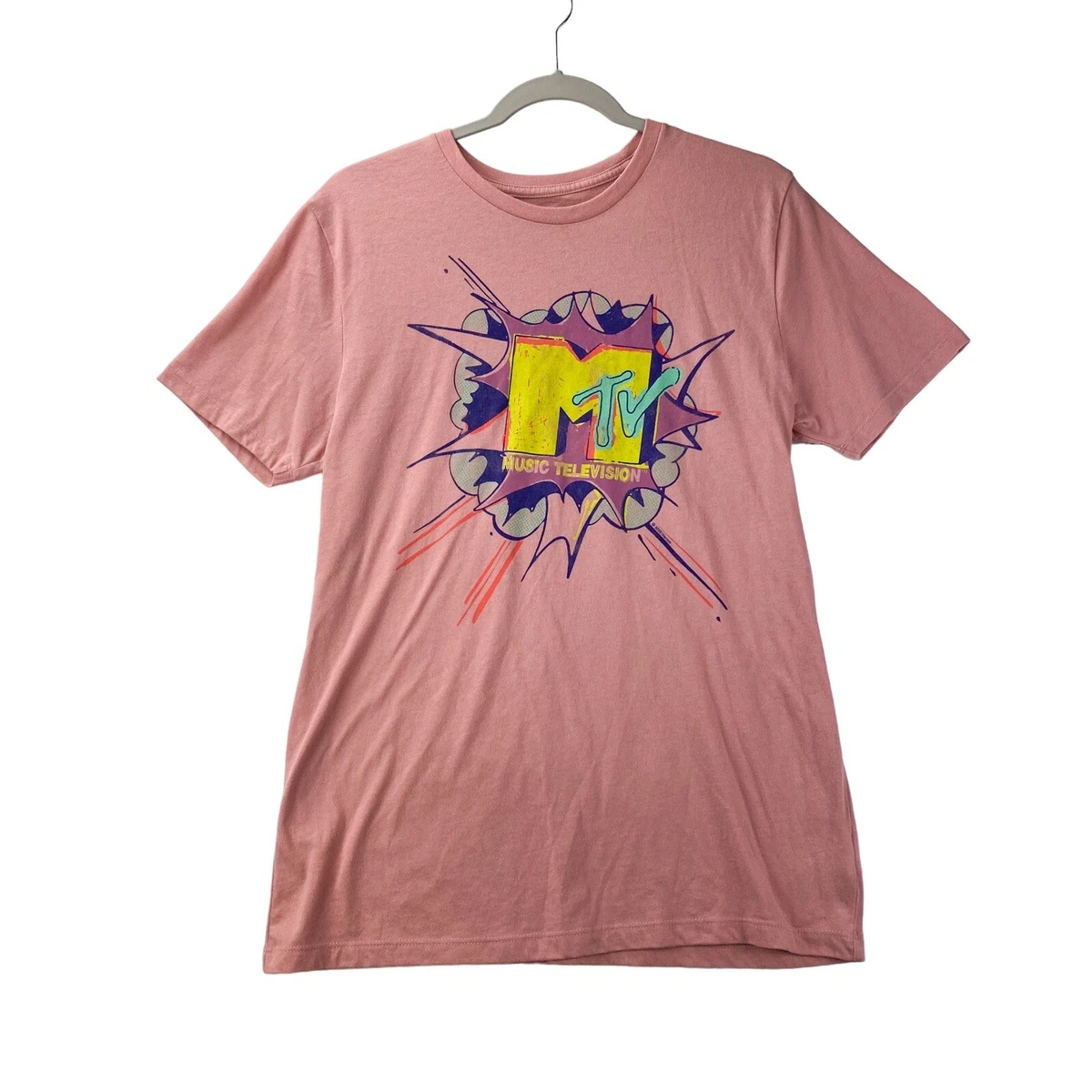 Mtv shirt on sale pink