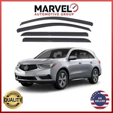 Out-Channel Window Sun Vent Visor Rain Guards Deflectors for Acura MDX 2014-2020