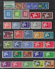 EUROPE 1961. EUROPA SETS MNH FRO 16 COUNTRIES. 34 STAMPS.  (8648)