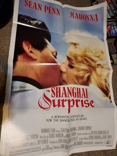 Affiche de film vintage SHANGHAI SURPRISE 1986 Sean Penn Madonna George Harrison