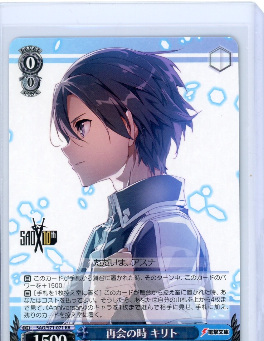 PSA10 アインクラッド キリト&アスナ SAO/S71-003 RR 【公式通販】