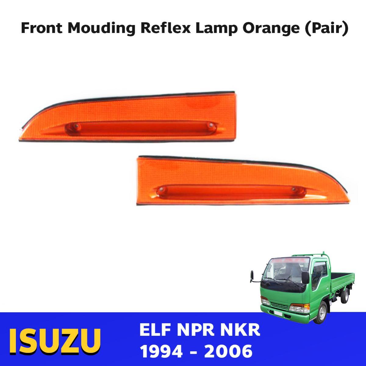 Front Reflect Light Lamp Trim LH+RH Fits Isuzu Elf NPR NKR Truck