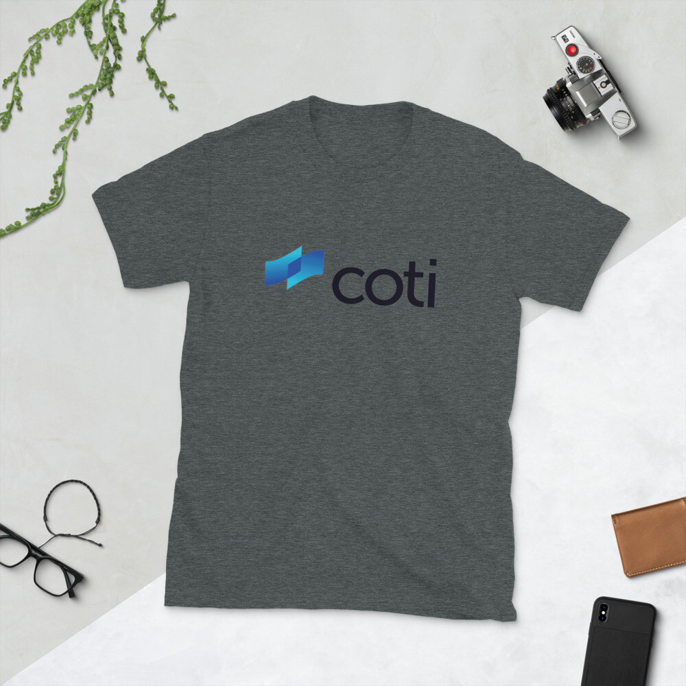 Coti Pay (COTI) Cryptocurrency Short-Sleeve Unisex T-Shirt | eBay