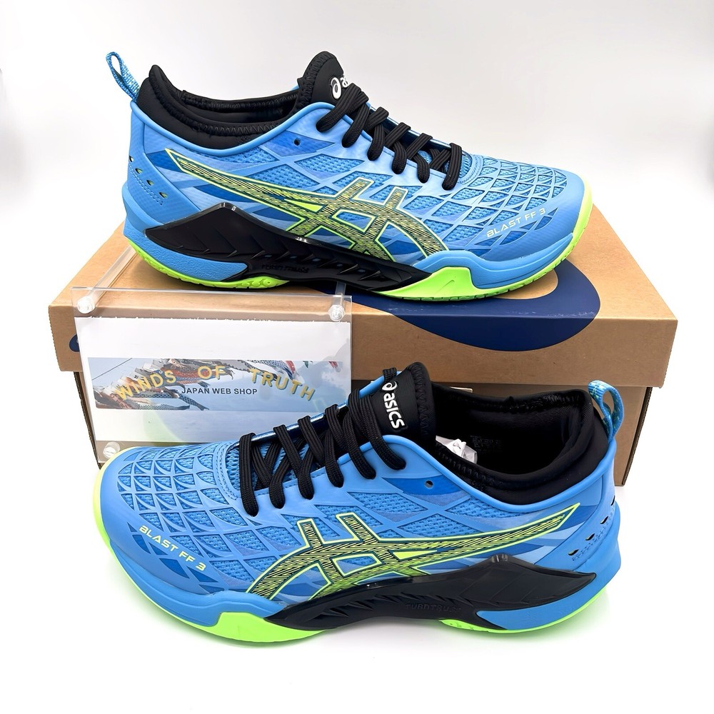 Asics Indoor sport shoes BLAST FF 3 Waterscape/Lime Burst 1073A052 402 US 5 - 10