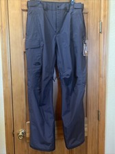 North Face Pants Freedom Ski Snowboard Waterproof Snow Grey Men L or XL 200 NWT