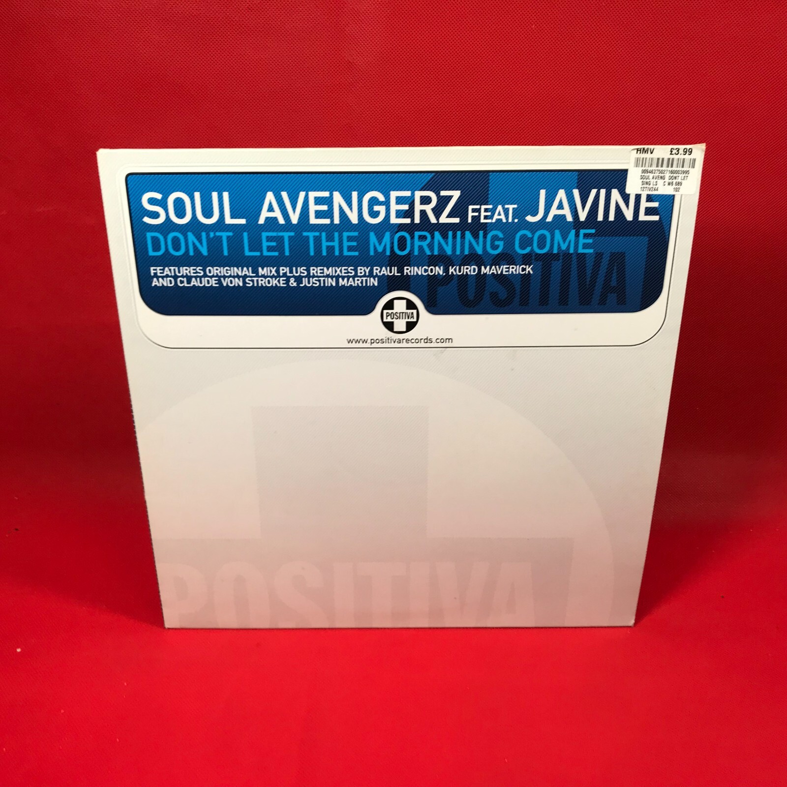 SOUL AVENGERZ JAVINE Don't Let The Morning Come 2006 UK 12